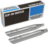 Silenciadores DRAG SPECIALTIES de 4" para FL - Cromados H00967