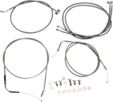 Kit de línea de cable BARON - 18" - 20" - Roadliner - Acero inoxidable BA-8059KT-18 