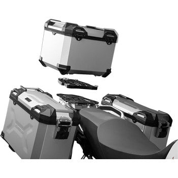 Baúl superior SW-MOTECH TRAX ADV - 38 litros - Plata ALK.00.733.15000/S 