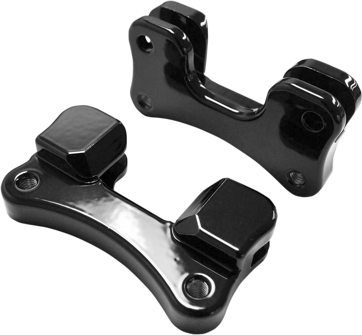 Adaptadores de guardabarros a horquilla DRAG SPECIALTIES - Negro brillante 1410-0096