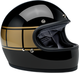 Casco BILTWELL Gringo - Holeshot negro brillante - XS 1002-527-101 