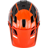 Casco integral de bicicleta KALI Maya para niños - Carrera - Naranja brillante/Gris/Negro - OS 0221923312 