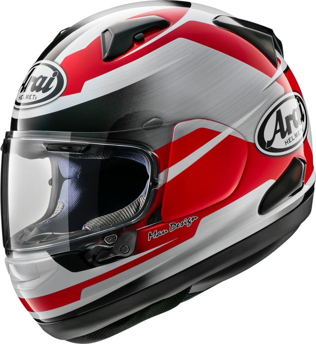 Arai Quantum-X Helmet - Steel - Red Arai Quantum-X Helmet - Steel - Red