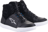 Zapatos ALPINESTARS Chrome - Impermeables - Negro/Blanco - Talla 8 de EE. UU. 2543123-157-8