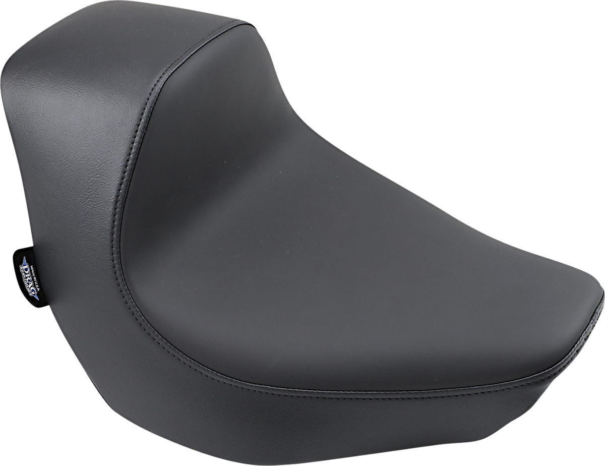 Asiento EZ-Solo de DRAG SPECIALTIES - Liso - Cuero reflectante solar - Montaje FXBR/S ACT EZ-ON ESTILO 0802-1271
