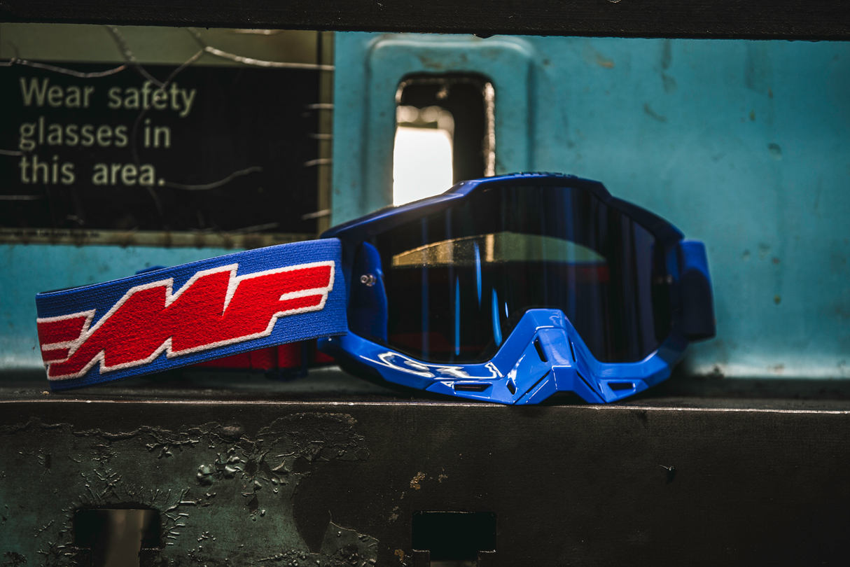 Gafas de natación FMF Youth PowerBomb - Cohete - Azul - Transparente F-50047-00002 2601-2994 