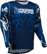 Camiseta Agroid de MOOSE RACING - Azul/Blanco - 3XL 2910-7011 