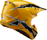 Casco de motocicleta ALPINESTARS Supertech M10 - Ampress - MIPS® - Negro brillante/Amarillo - Mediano 8300823-1414-M