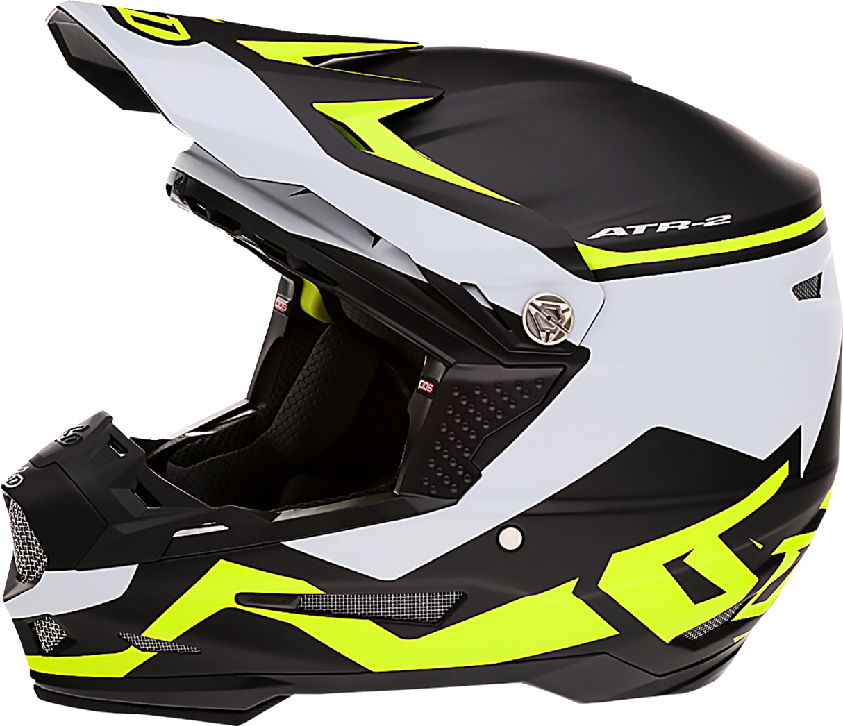Casco de motocicleta 6D ATR-2 - Drive - Amarillo neón - 2XL 12-2769 
