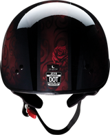 Casco de motocicleta Z1R Vagrant - Catrina Roja - Negro/Rojo - Mediano 0103-1315 
