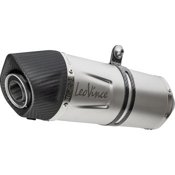 Silenciador deslizante LEOVINCE LV One EVO - Plata - Acero inoxidable TRK 702X 2024 14446EU 