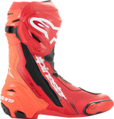 Botas ALPINESTARS Supertech R con ventilación - Rojas - Talla 12.5 EE. UU./48 UE 2220121-3029-48