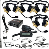 Kit de intercomunicador/radio y auriculares NAVATLAS - 4 asientos - Beige NIRBHBE4 