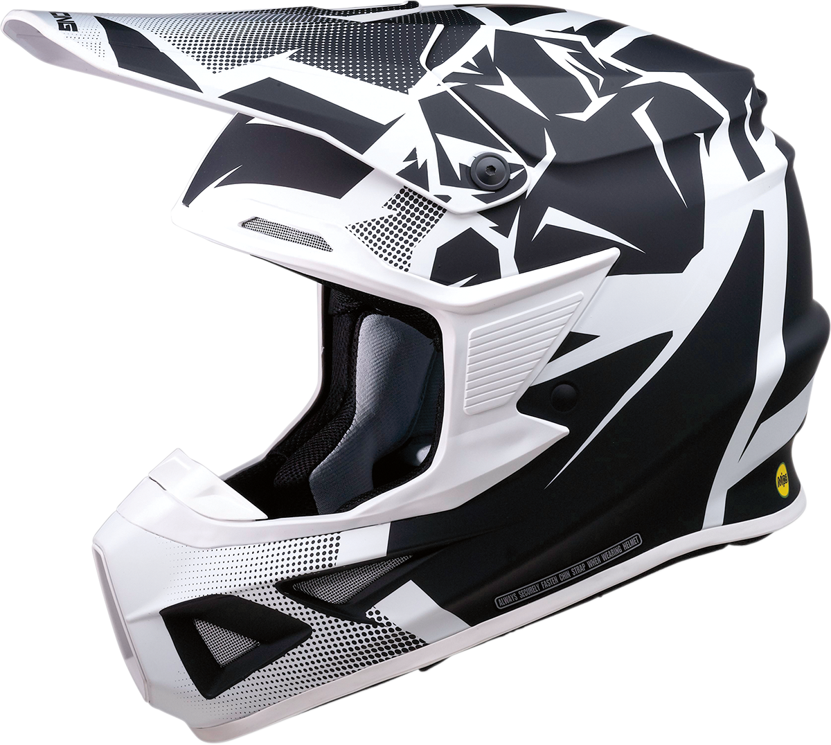 Casco MOOSE RACING FI - Agroid™ - MIPS® - Blanco/Negro - 2XL 0110-6703 