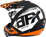 AFX FX-17 Motorcycle Helmet - Attack - Matte Black/Orange - Large 0110-7157