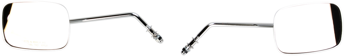 Espejos rectangulares DRAG SPECIALTIES - Largos - Cromados 60-0014/15X 