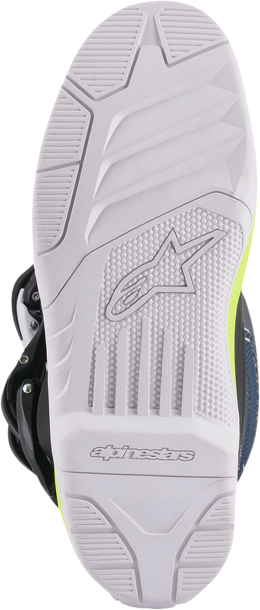 Botas ALPINESTARS Tech 3S - Negro/Azul/Rosa/Blanco/Amarillo - Talla 7 (EE. UU.) 2014018-1176-7