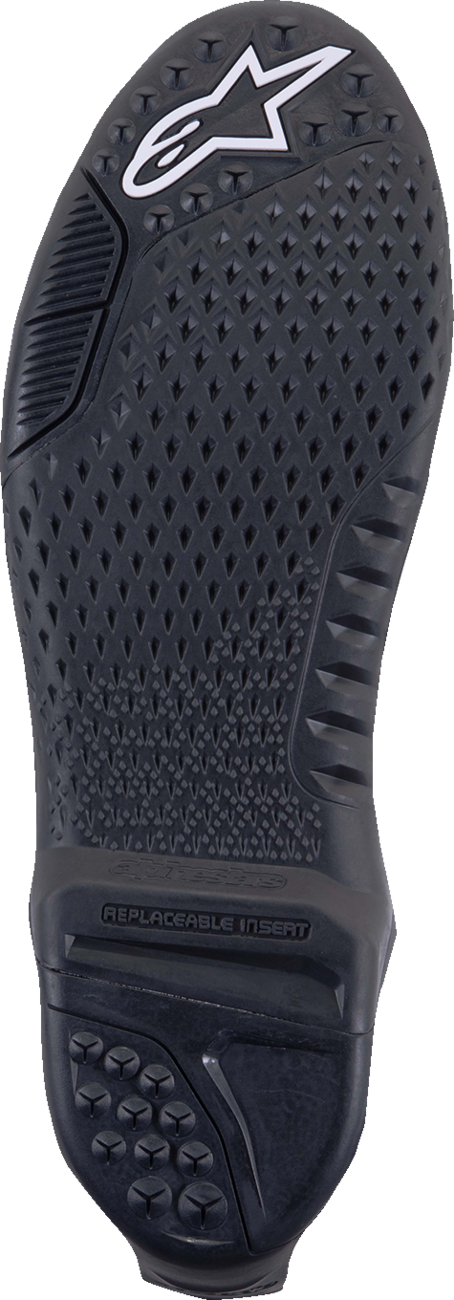 Suela ALPINESTARS Tech 10 - Negro/Blanco - Talla 13-14 (EE. UU.) 25SUT21-12-134