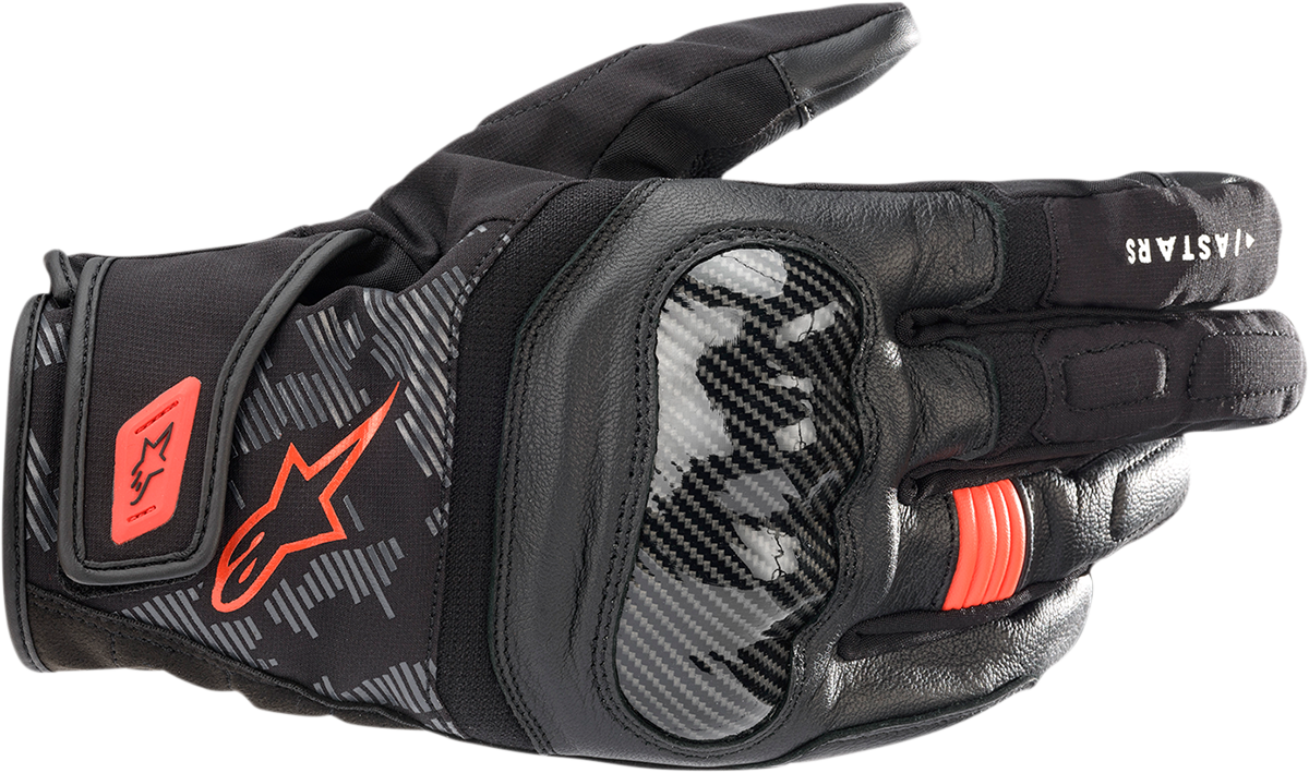 ALPINESTARS SMX Z Drystar® gloves - Black/Fluo Red - 3XL 3527421