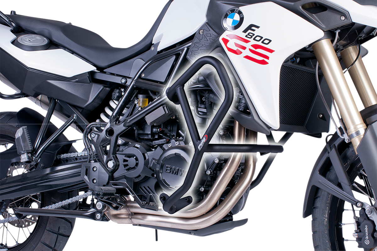 Protectores de motor PUIG HI-TECH PARTS - Negro 6537N 