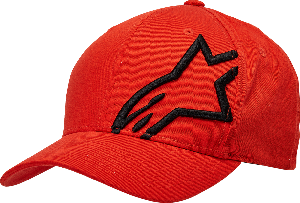 Gorra ALPINESTARS Corp Shift 2 - Rojo cálido/Negro - Talla pequeña/mediana 1032810083107SM