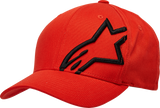 Gorra ALPINESTARS Corp Shift 2 - Rojo cálido/Negro - Talla pequeña/mediana 1032810083107SM