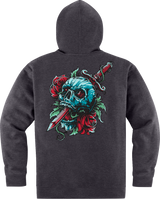 Sudadera con capucha y cremallera ICON Omnicrux - Negra - 2XL 3050-6391