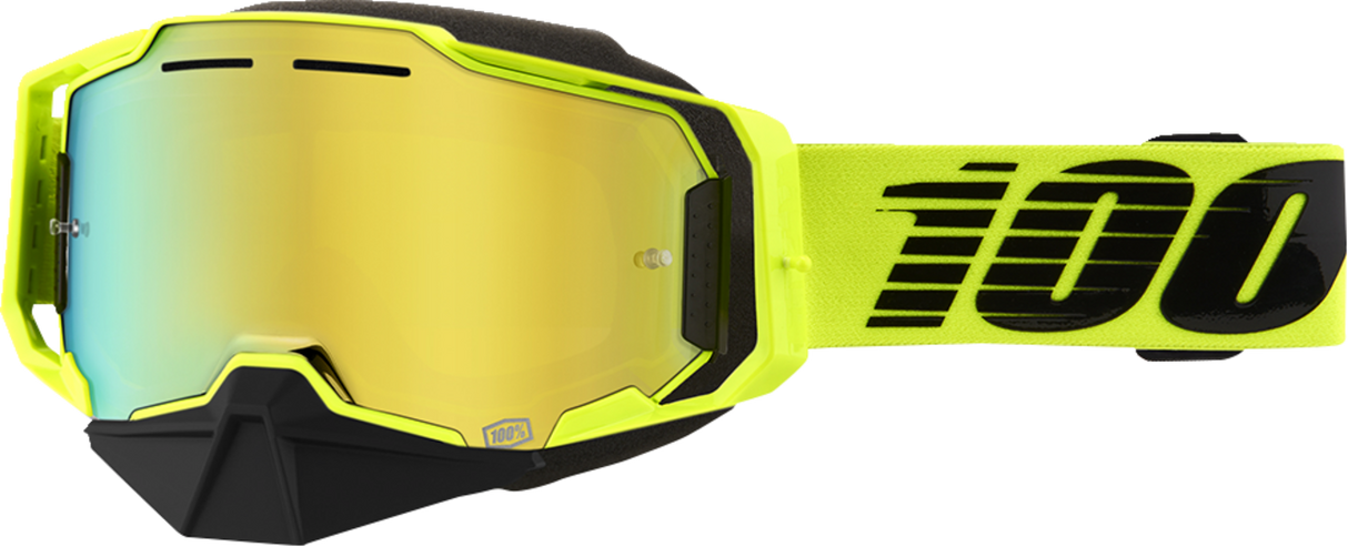 Gafas de nieve 100% Armega - Nuclear Citrus - Espejo dorado 50008-00003