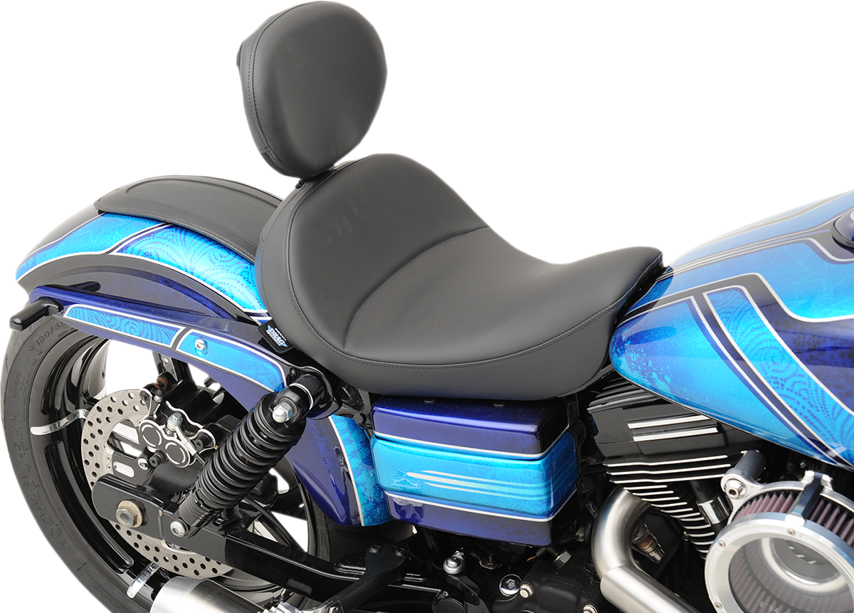 Asiento individual DRAG SPECIALTIES - Costuras suaves - Respaldo del conductor - FXD USE P-PADS 08030342,0353 0803-0555 