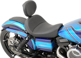 Asiento individual DRAG SPECIALTIES - Costuras suaves - Respaldo del conductor - FXD USE P-PADS 08030342,0353 0803-0555 