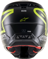 Casco de motocicleta ALPINESTARS SM5 - Compass - Negro mate/Amarillo fluorescente - Grande 8303321-1559-LG