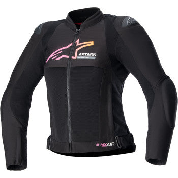 Chaqueta ALPINESTARS Stella SMX Air para mujer - Negro/Amarillo/Rosa - Talla M 3316523-1439-M