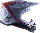 Casco de motocicleta ALPINESTARS Supertech M10 - Daytona - MIPS® - Gris neblina/Naranja fluorescente/Rodamina - XL 8302423-9243-XL