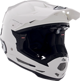 6D ATR-2Y Motorcycle Helmet - Gloss White - Medium 11-5611