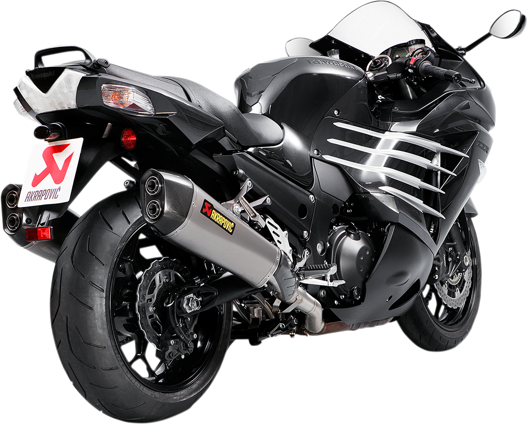 Akrapovic Exhaust Kawasaki ZX14R 2012-2025, Slip-On Line Titaniun Akrapovic Exhaust Kawasaki ZX14R 2012-2025, Slip-On Line Titaniun
