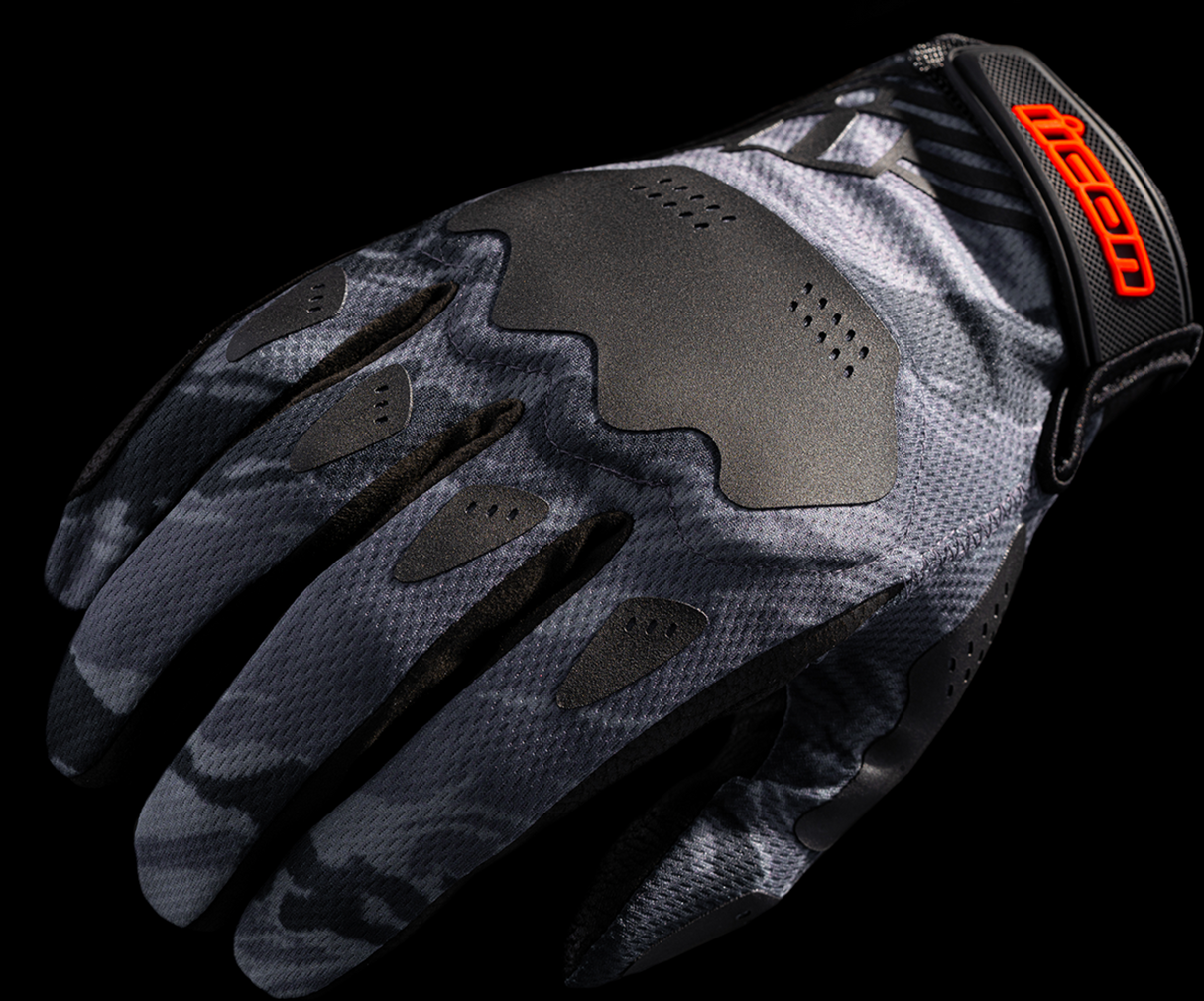 Guantes ICON Hooligan™ Tiger's Blood - Gris - Pequeños 3301-4629
