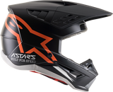 Casco de moto ALPINESTARS SM5 - Compass - Negro mate/Naranja fluorescente - 2XL 8303321-1149-2X