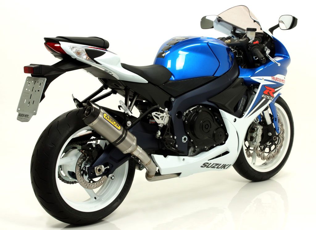 Arrow Suzuki GSXR 600 750 '11 Homologated Aluminium Thunder Silencer With Carbon End Cap 71772ak