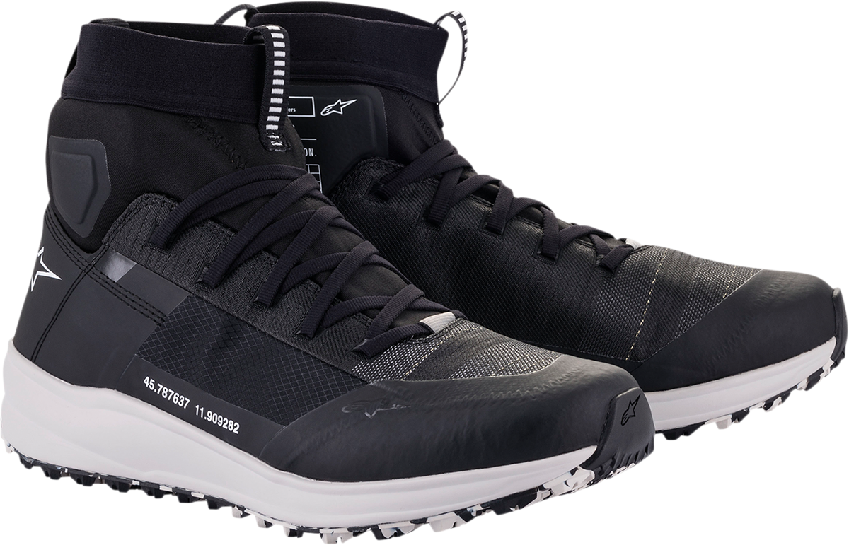 Zapatillas ALPINESTARS Speedforce - Negro/Blanco - Talla 8 de EE. UU. 2654321-12-8