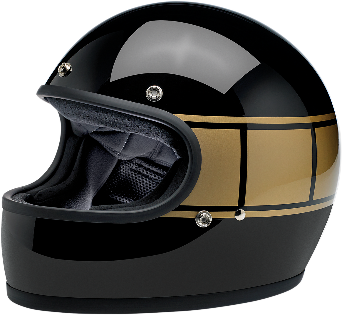 Casco BILTWELL Gringo - Holeshot negro brillante - XS 1002-527-101 