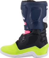 Botas ALPINESTARS Tech 3S - Negro/Azul/Rosa - Talla 1 de EE. UU. 2014518-1176-1