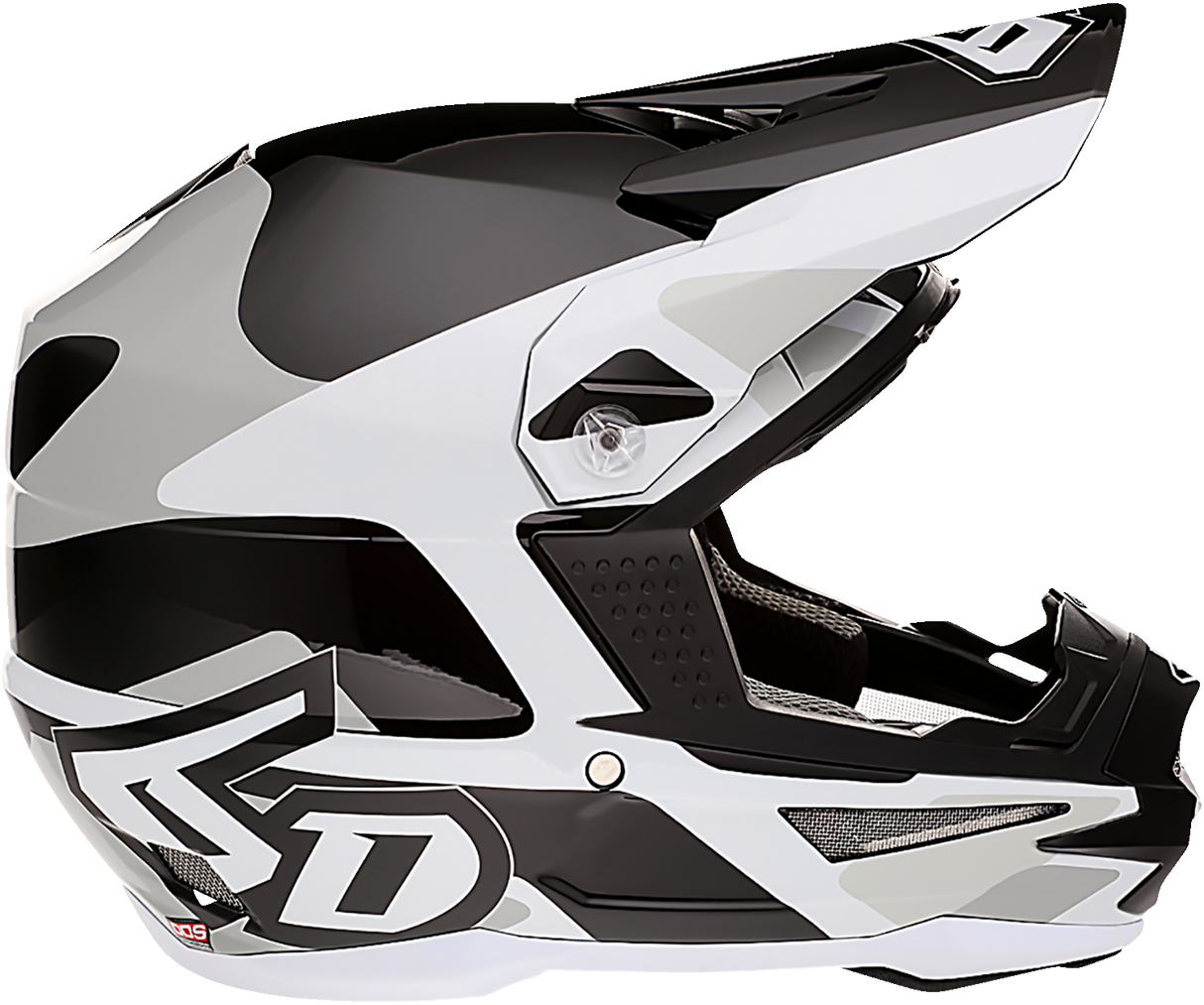 6D ATR-1 Motorcycle Helmet - Apex - White - XL 10-4518