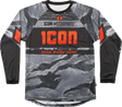 ICON Tiger’s Blood Jersey - Gray Camo - 3XL 2824-0096