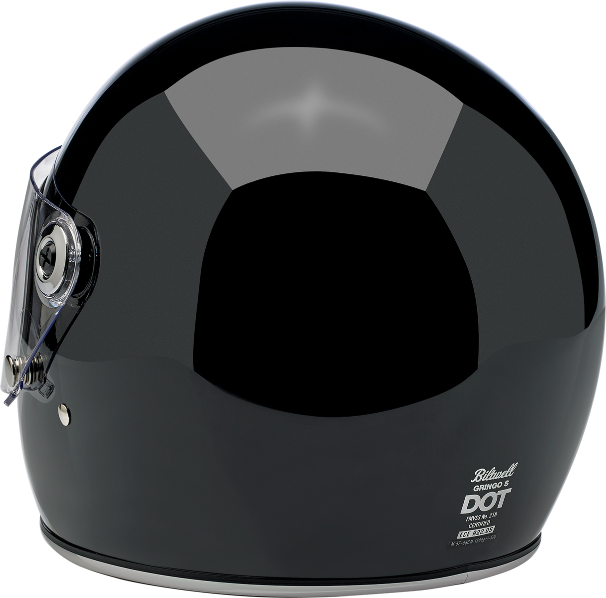 Casco BILTWELL Gringo S - Negro brillante - XS 1003-101-101 