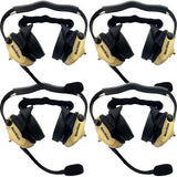 Kit de intercomunicador/radio y auriculares NAVATLAS - 4 asientos - Beige NIRBHBE4 