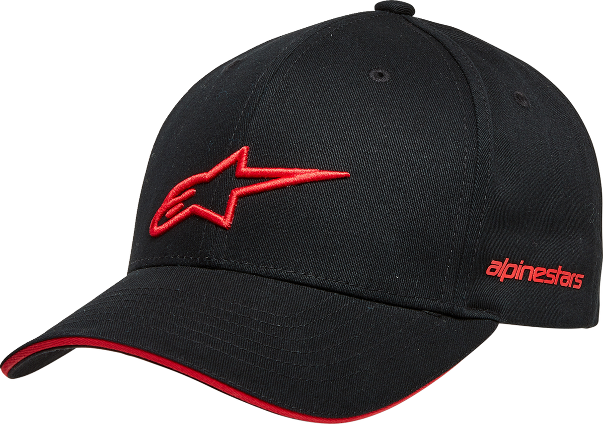 Gorra ALPINESTARS Rostrum - Negra/Roja - Talla única 1232-81000-1030