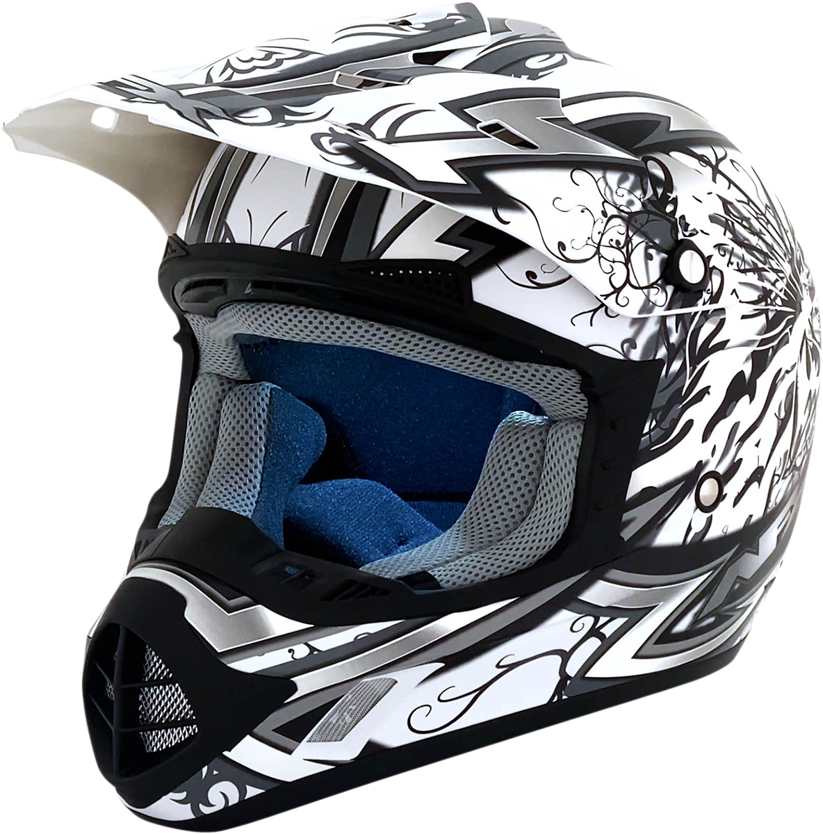 blue butterfly motorcycle helmet AFX FX-17 - - Matte White color-warp9-gold Bicycle Helmets as Fashion Made To Enhance the Options:Misanthrope - MIPS® - Black - 2XL | 0101-17929 | 0101-17929