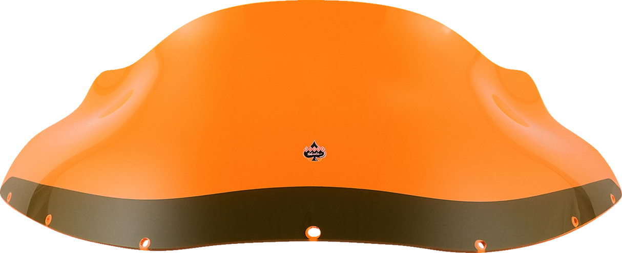 Parabrisas KLOCK WERKS Kolor Flare™ - 9" - Naranja hielo - FXRP KWW-02-0608