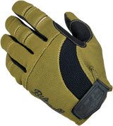 Guantes de moto BILTWELL - Verde oliva/negro - Medianos 1501-0309-003 