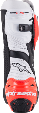 Botas ALPINESTARS Supertech V - Negro/Rojo Fluo/Blanco - Talla 9.5 EE. UU. / 44 UE 2220121-124-44